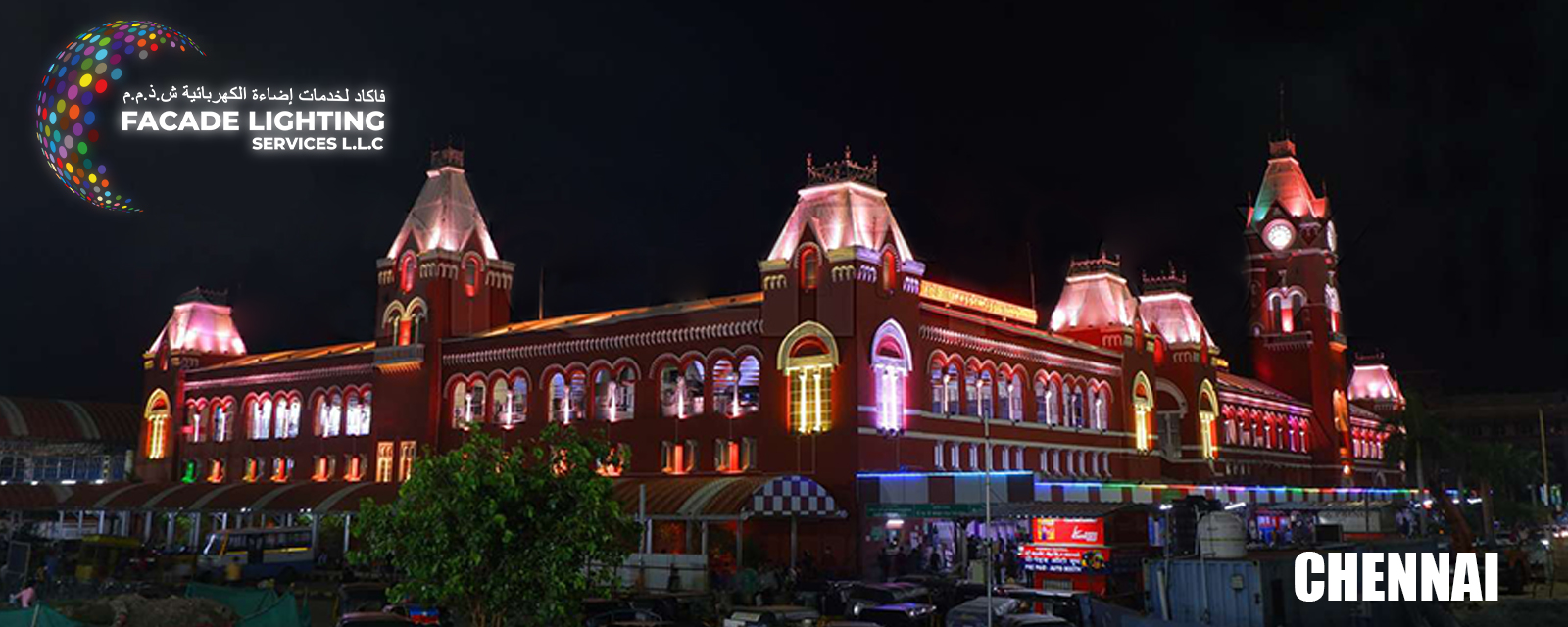 Chennai facade lighting