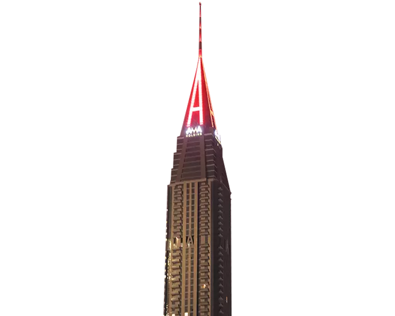 a tower lighting dubai