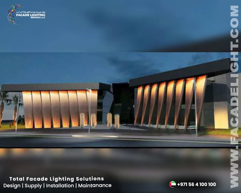 dubai civil defence facade lighting