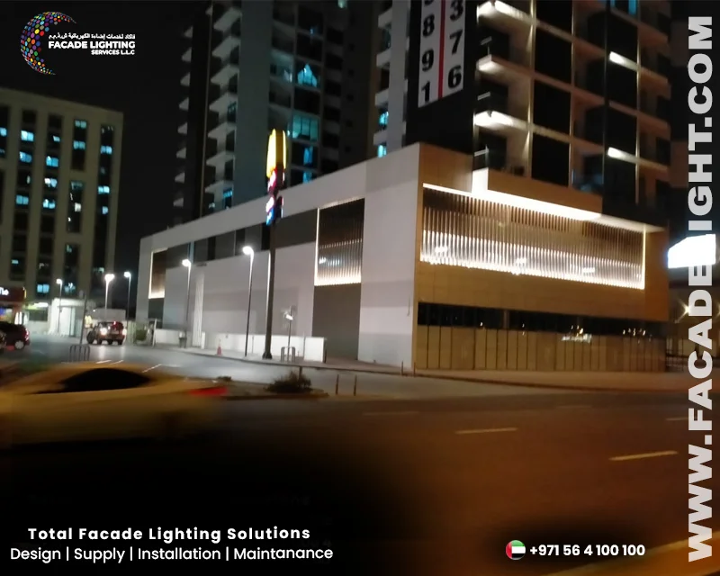 dubai residential facade lightings