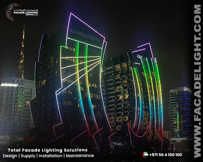 facade lighting company dubai