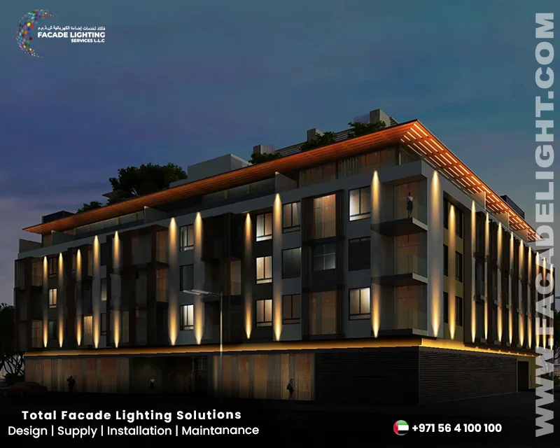habib residency facade lighting dubai