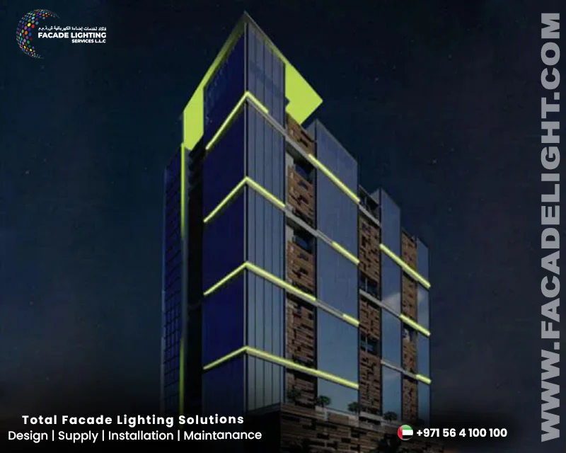 outdoor facade lighting company dubai