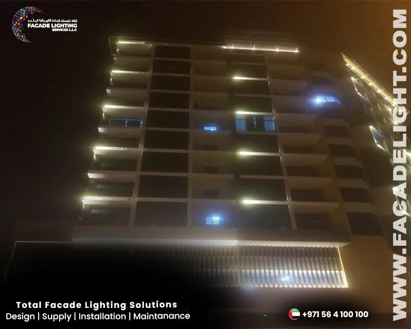 residential facade lightings dubai