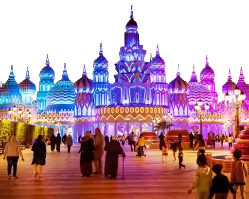 global village exterior lighting dubai
