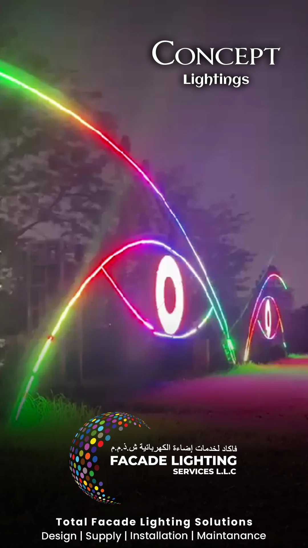 concept lighting company dubai