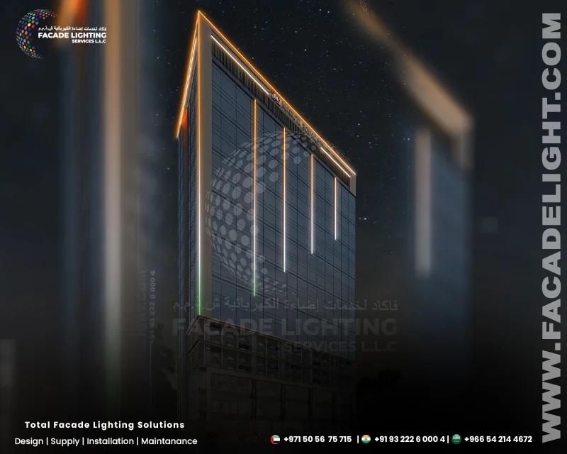 Maruti Square Facade Lights