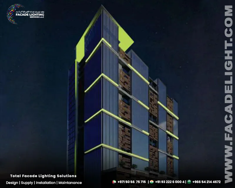 al mamzar facade lighting