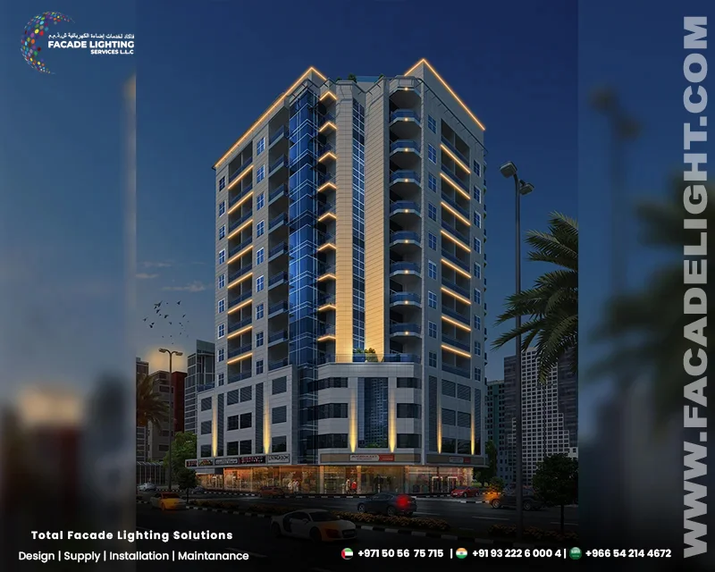 al quasis facade lighting