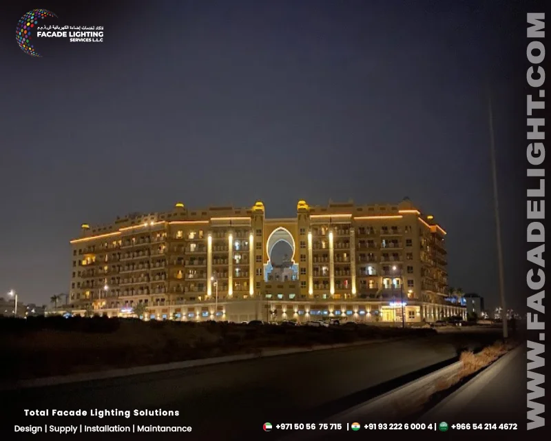 al warsan exterior facade lighting
