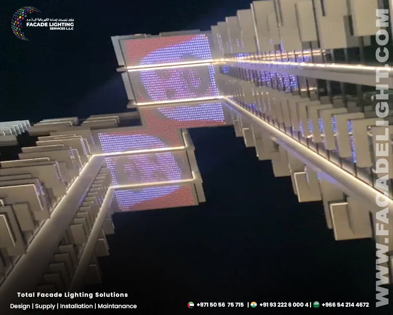 al wasl exterior facade light
