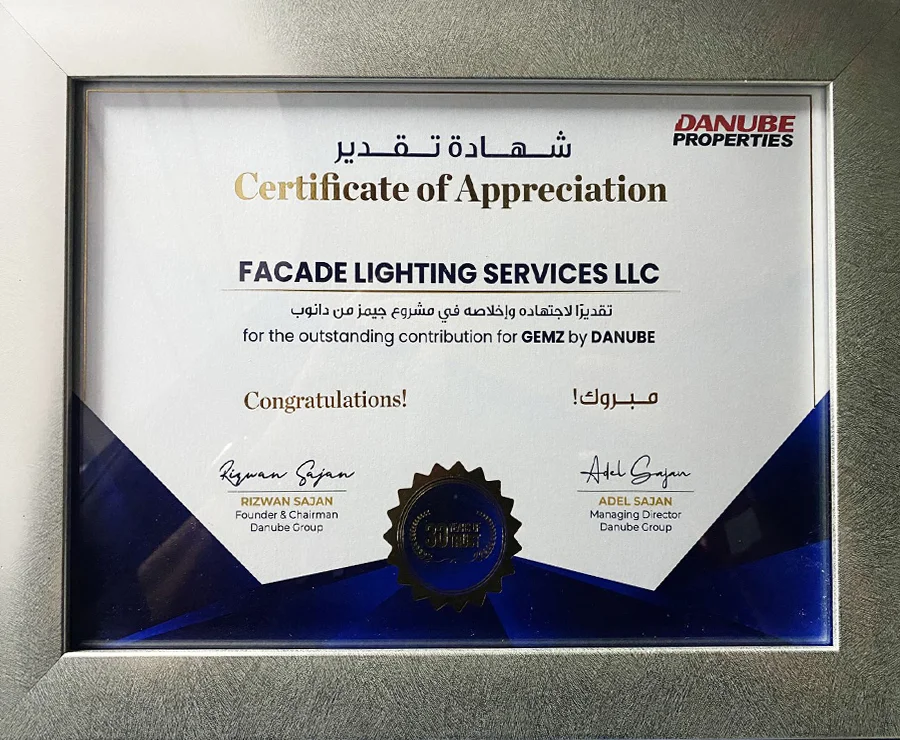 appreciate certificates
