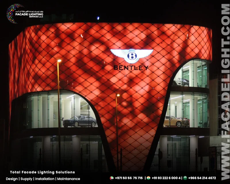bentley facade lighting