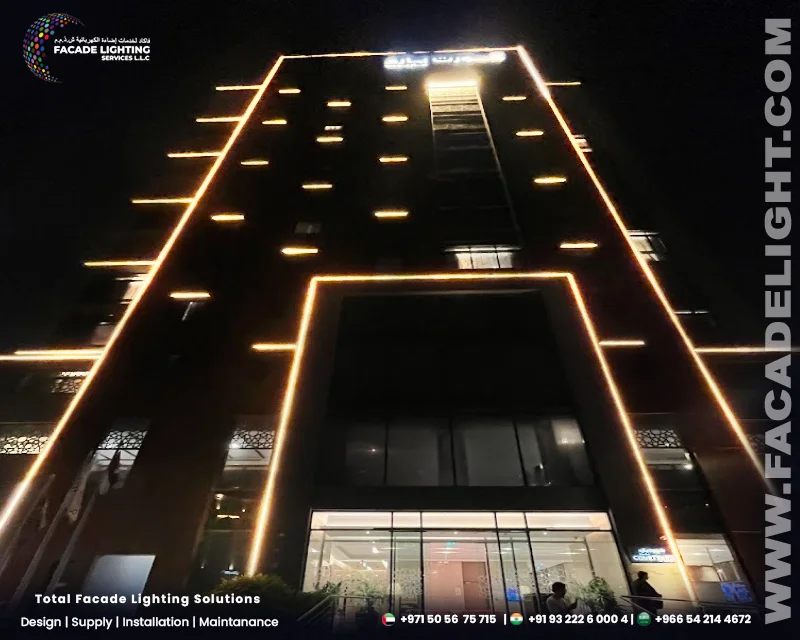 courtyard culture village facade lightings