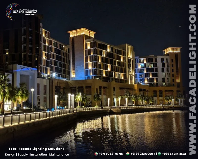 cultural village facade lightings