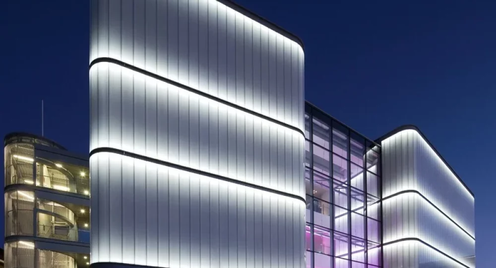 exterior facade lighting design dubai