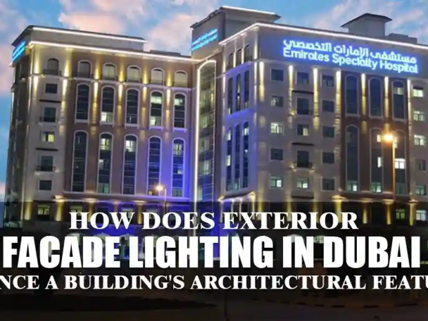 exterior facade lighting dubai