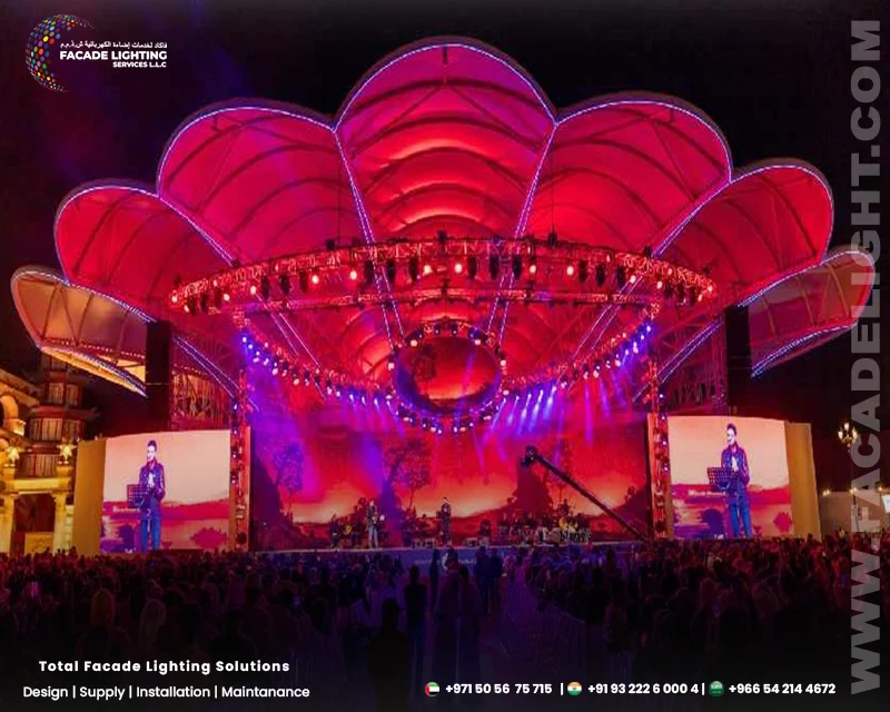 exterior facade lighting global village