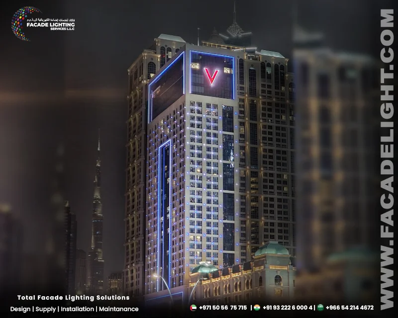 exterior facade lightings v hotel
