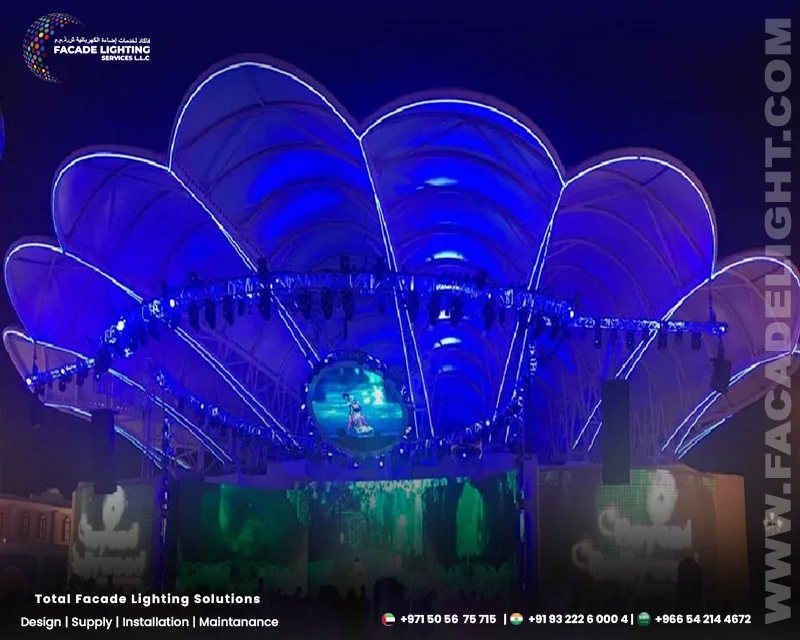exterior facade lights global village