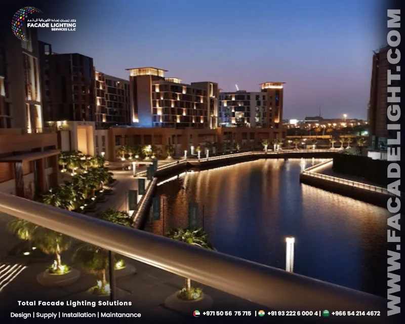 exterior lighting cultural village
