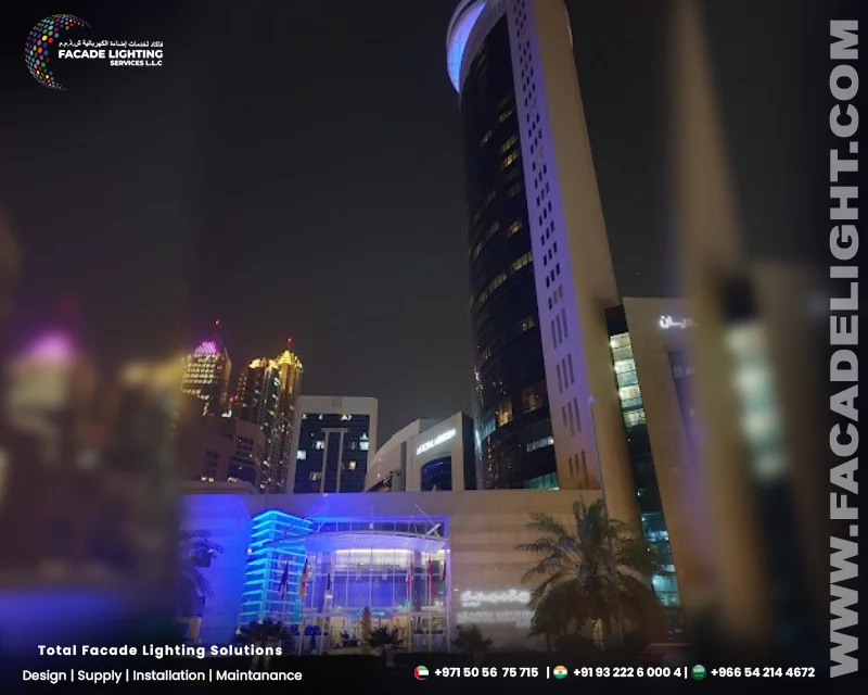exterior lighting le royal residence