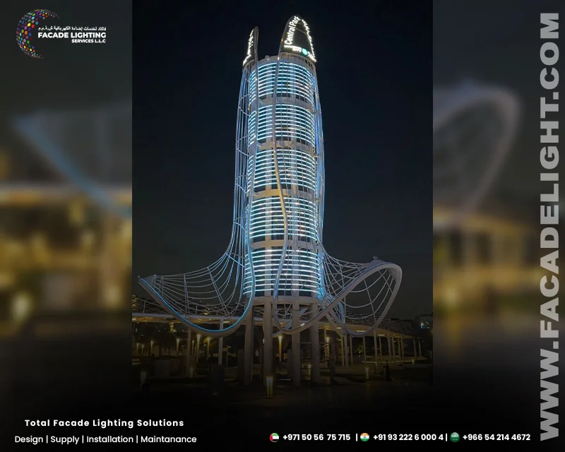exterior lightings masdar central park