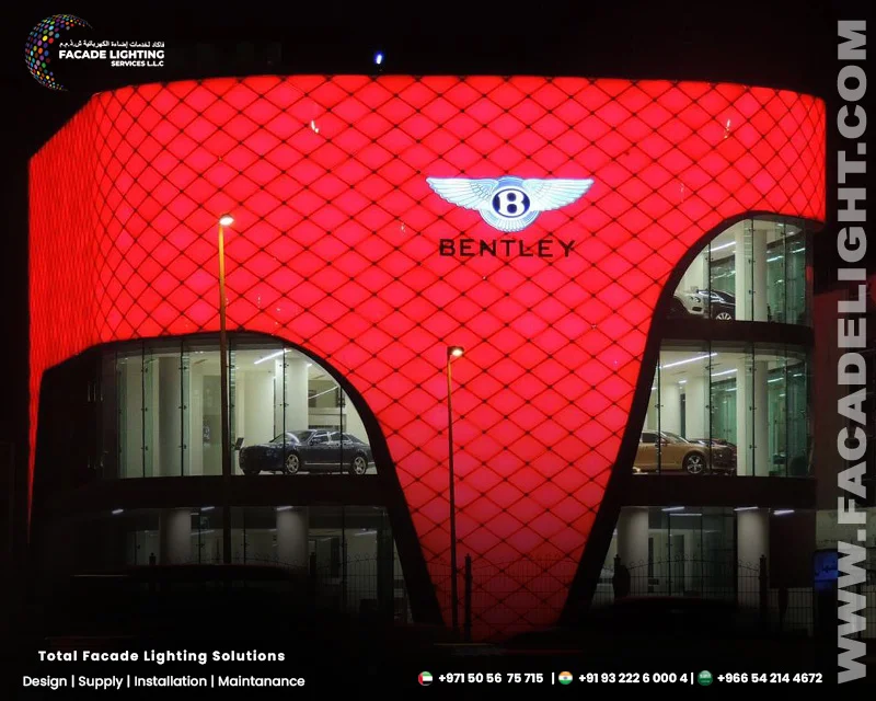 facade lighting bentley