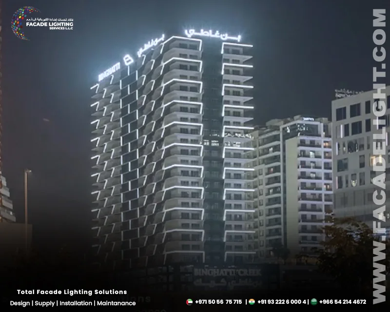 facade lighting binghatti