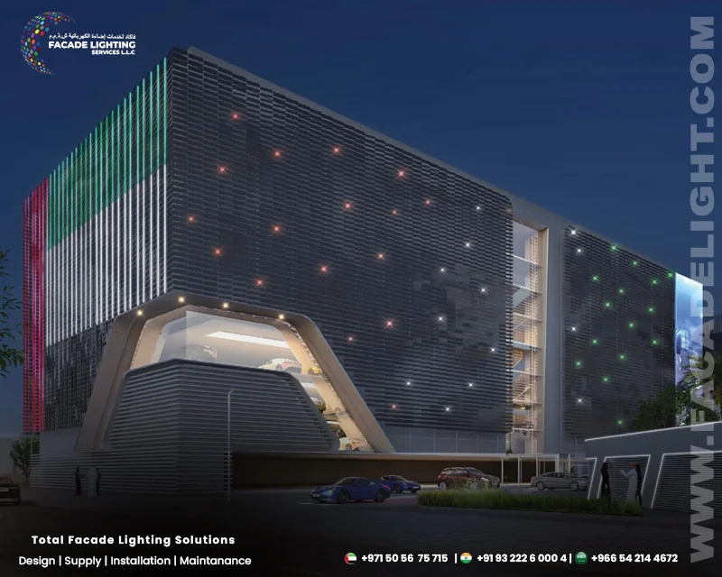 facade lighting dp world