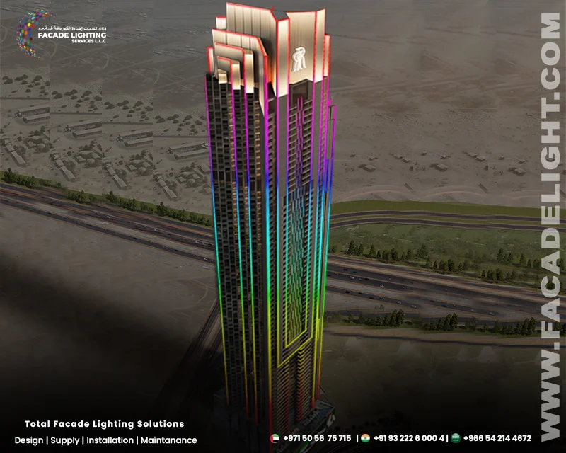 facade lightings regalia tower