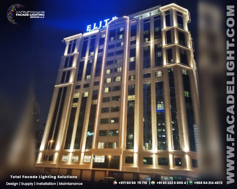 facade lights elite byblos hotel