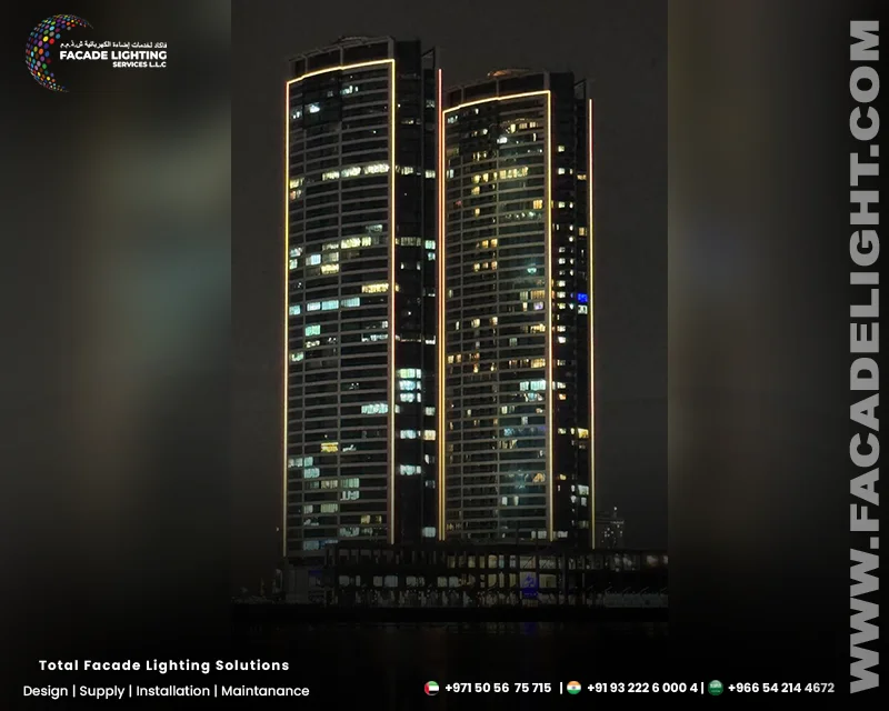facade lights julphar tower