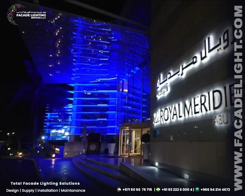 facade lights le royal residence