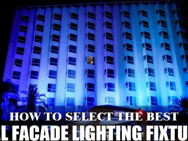 hotel facade lighting dubai