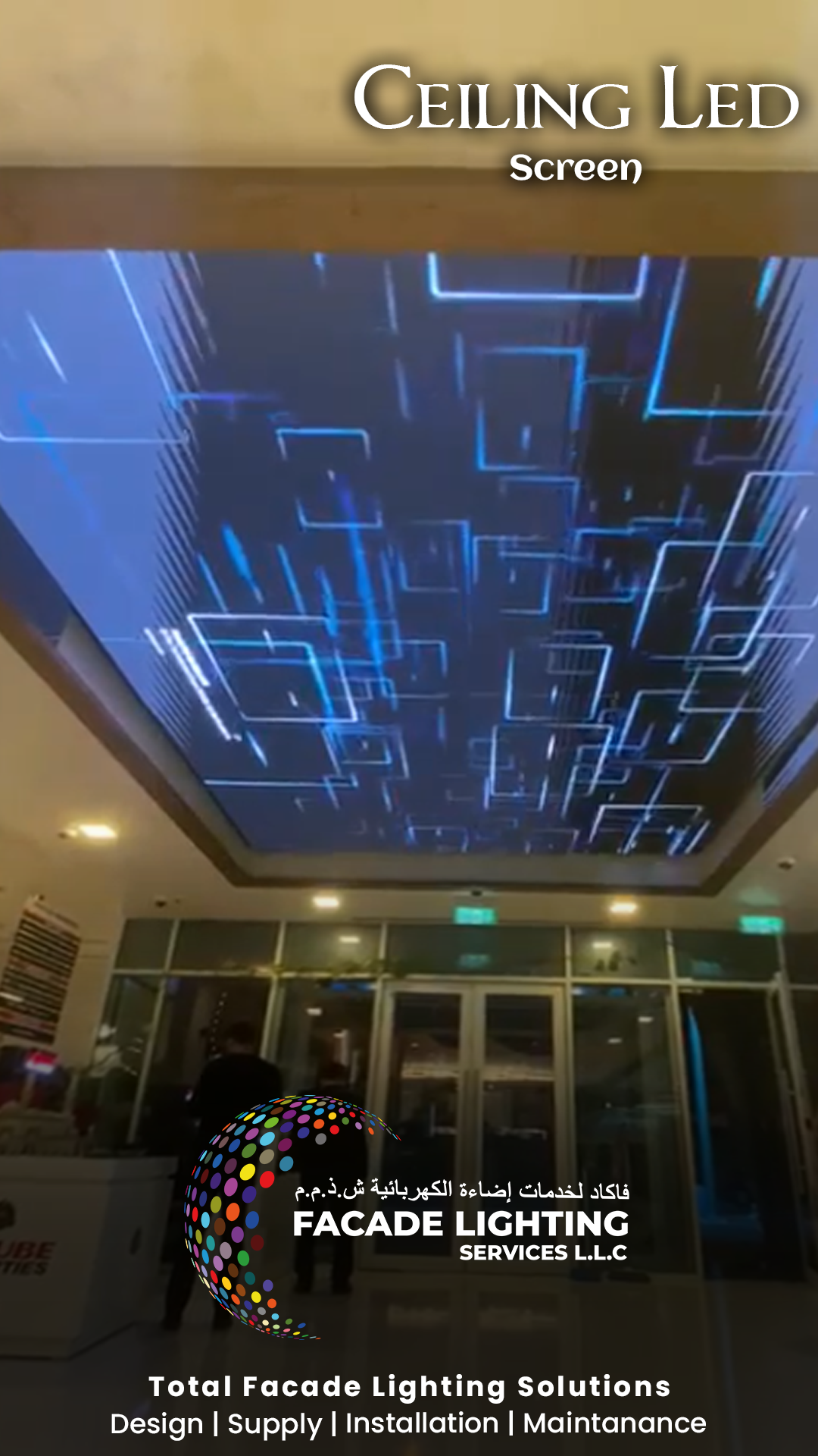 ceiling led screens dubai