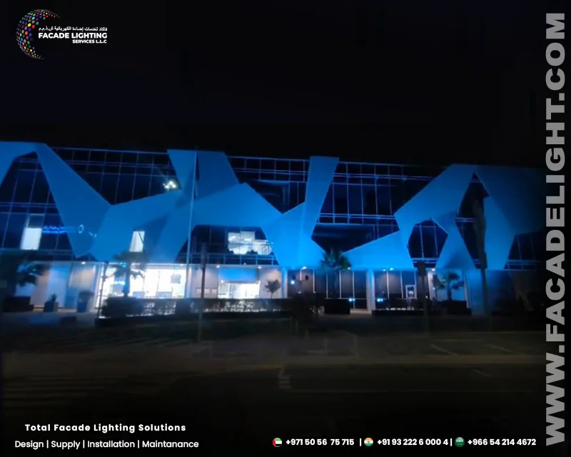 imperial college dubai facade lightings