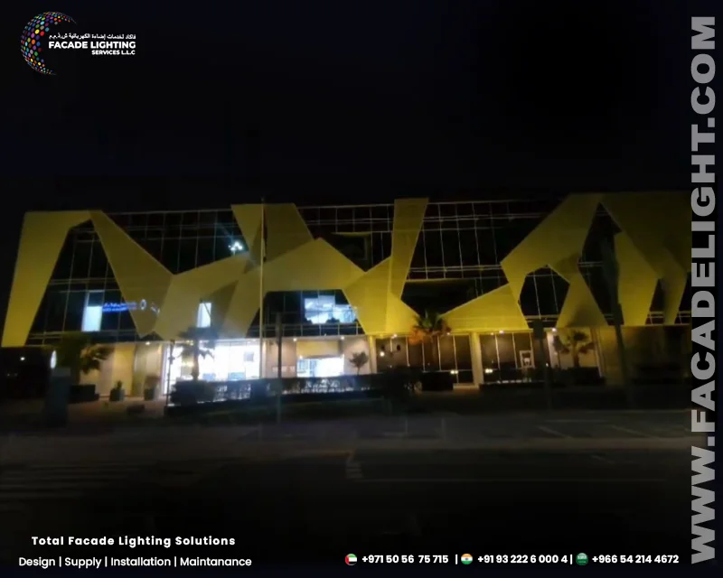 imperial college facade lighting dubai