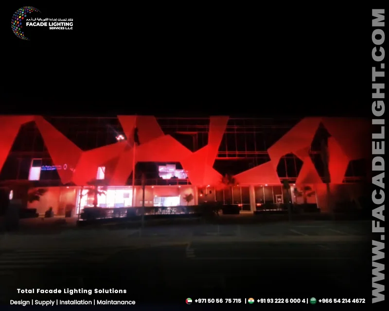 imperial college facade lightings dubai