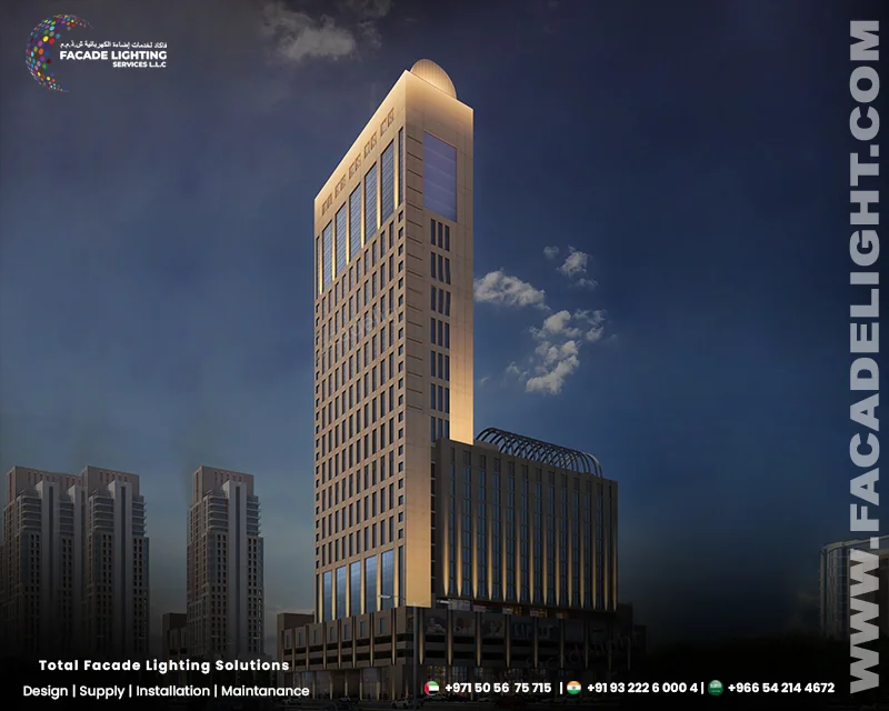 jvc marriot facade lighting