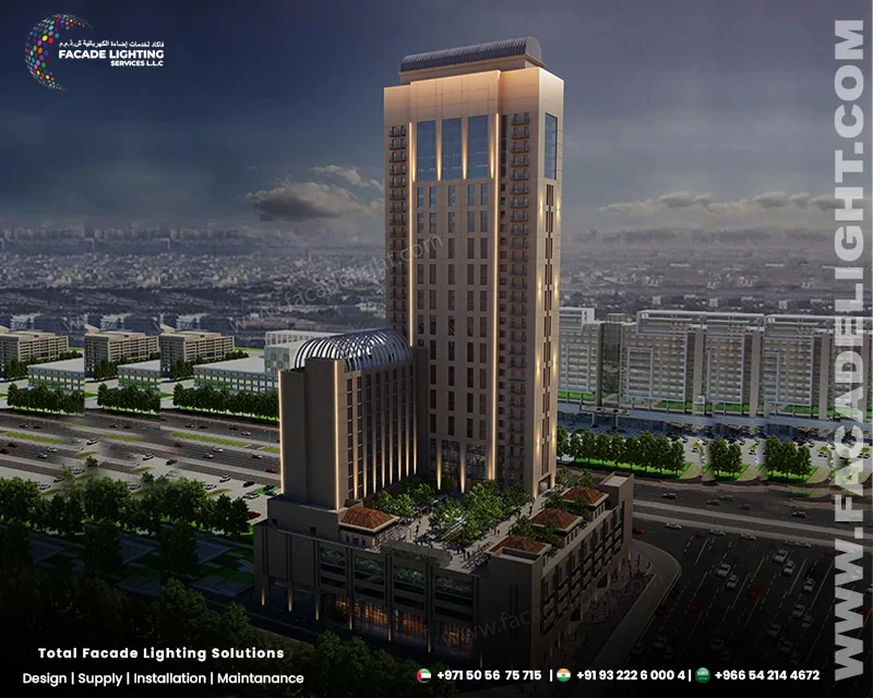 jvc marriot facade lightings