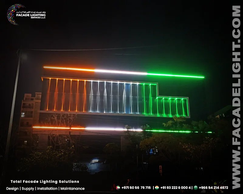 kondapur facade lighting india