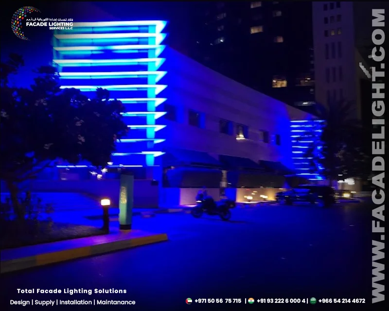 le royal residence facade lightings