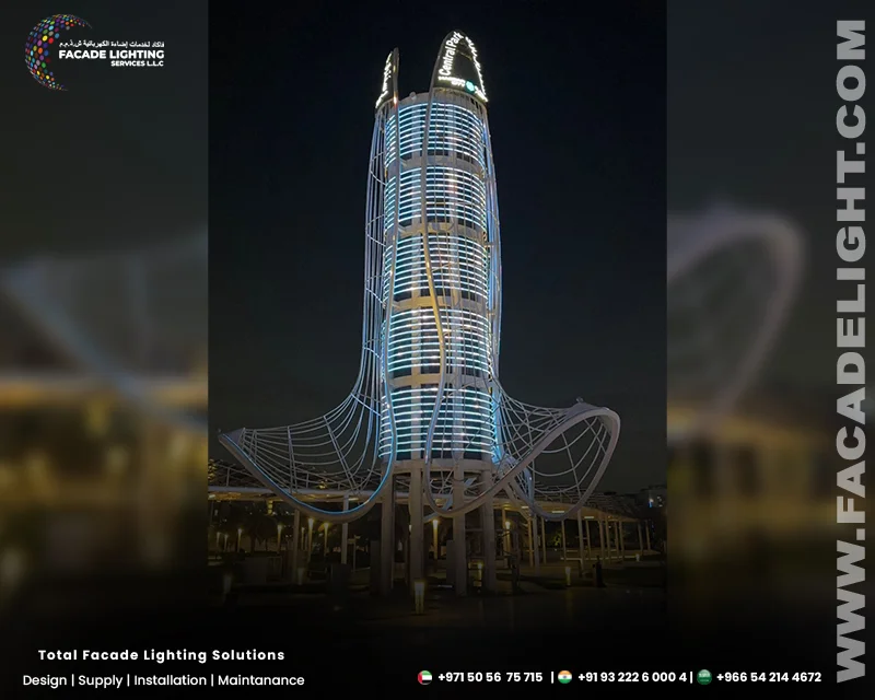 masdar central park exterior light