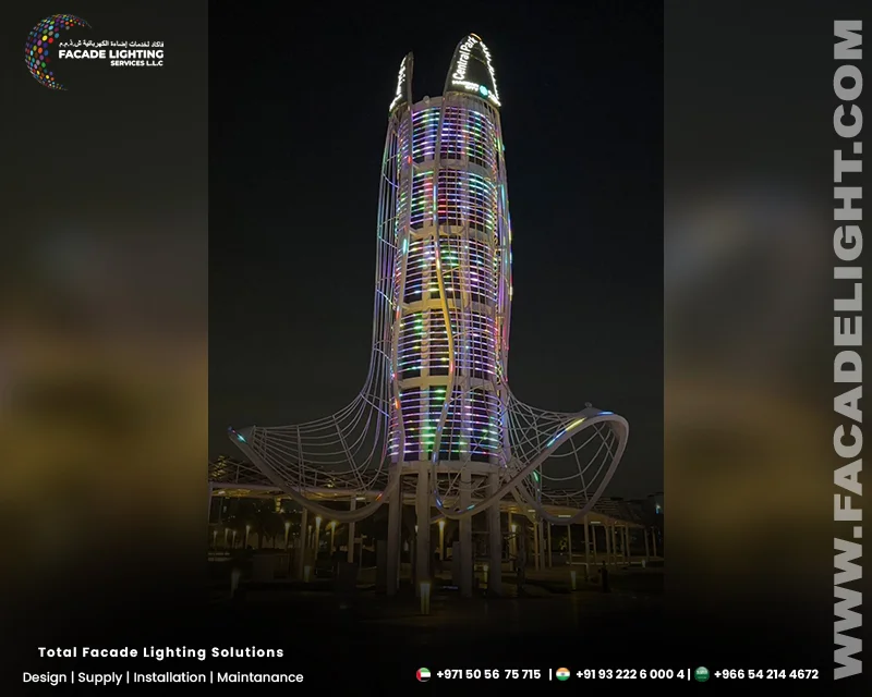 masdar central park exterior lighting
