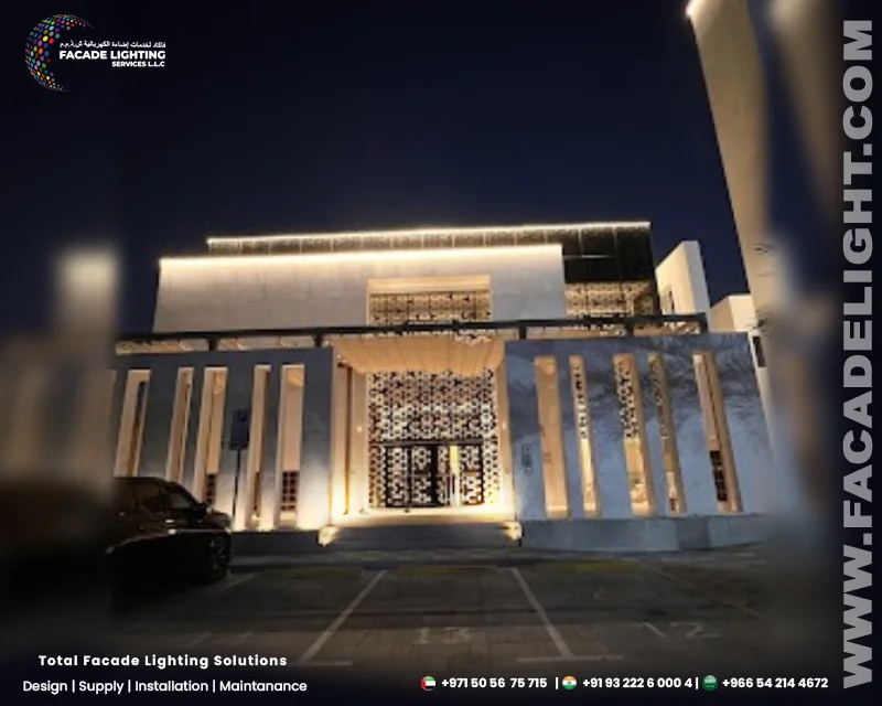 masjid al joud facade light
