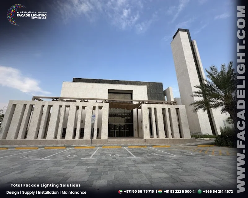 masjid al joud facade lighting