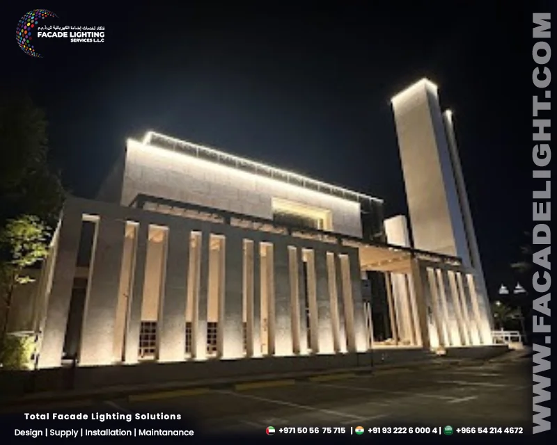 masjid al joud facade lightings