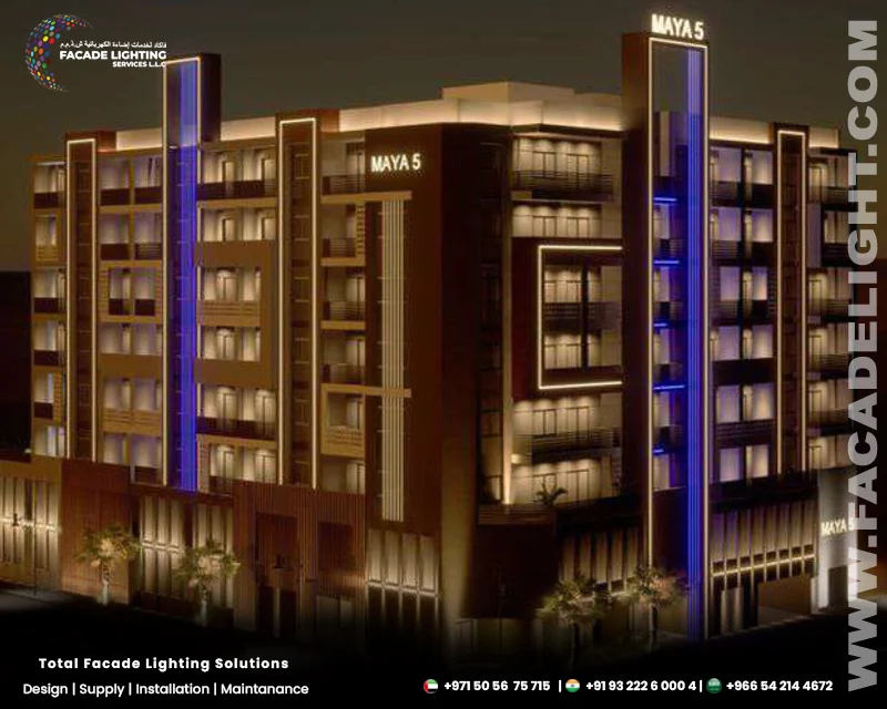 maya facade lighting