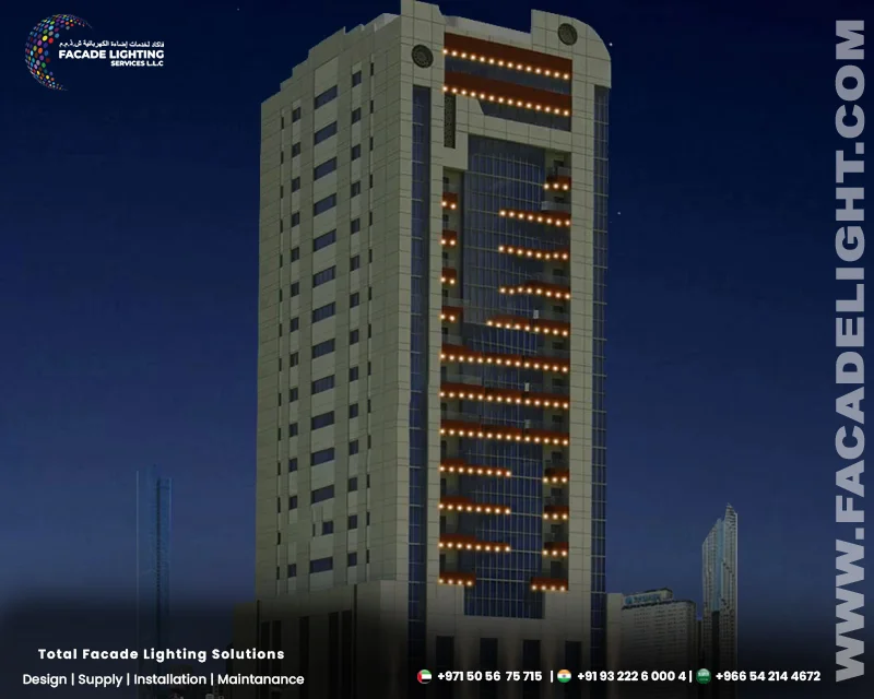 penthouse facade lighting